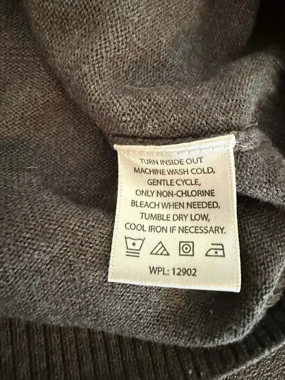 Tricots St Raphael Sweater Grey Striped Crewneck-XL